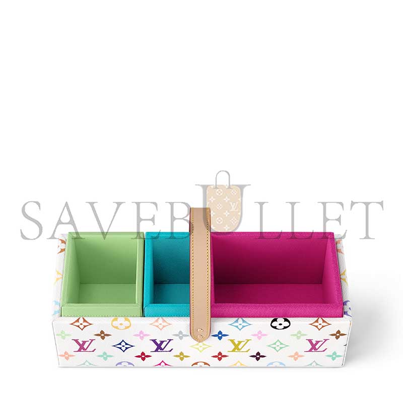 LOUIS VUITTON MURAKAMI LV X TM MONOGRAM MULTICOLOR ROBERT TOOLBOX GI1325 (30*11.2*10cm)